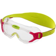 Очки-маска для плавания Speedo Sea Squad Mask Infant, Green/Pink/Clear