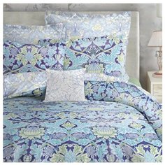 Постельное белье евростандарт Mona Liza Mary, сатин, 50 х 70 и 70 х 70 см, violet blue