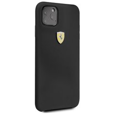 Чехол Ferrari для iPhone 11 Pro Max On-Track Silicone case Hard Black