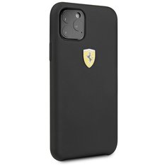 Чехол Ferrari для iPhone 11 Pro On-Track Silicone case Hard Black