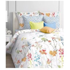 Постельное белье 1.5-спальное Mona Liza Charm, бязь, 50 х 70 см, белый