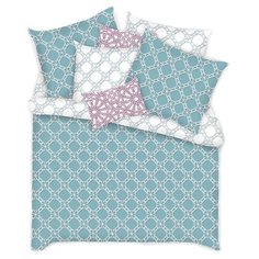 Постельное белье семейное Mona Liza Peta, бязь, 70 х 70 см, голубой