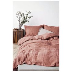 Постельное белье семейное Mona Liza Capriccio Rustic, полисатин, 50 х 70 см, peach