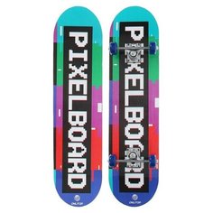 Скейтборд подростковый "PIXELBOARD" 71 х 20 см, колеса PVC 50 мм, пластиковая рама 5290552 Onlitop