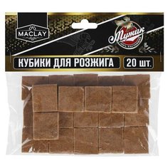 Кубики для розжига нап. 20 "Мужик "5073014 Maclay