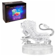 Пазл 3D "Знак зодиака Лев", 42 детали, со светом 867783 Сима ленд