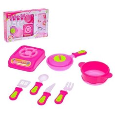 Набор посуды "Готовим вкусно" с плитой 8 предметов 2894976 Сима ленд