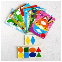 Мозаика с шаблонами "Мир вокруг" 5032697 Школа талантов