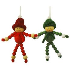 Набор для творчества - создай елочное украшение "Челобуки", набор 2 шт 4304471 Школа талантов