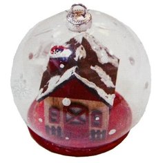 Набор для творчества - создай елочное украшение "Пряничный домик в шаре" 4304496 Школа талантов