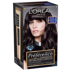 LOreal Paris Preference Recital стойкая краска для волос, 4.12, Монмартр