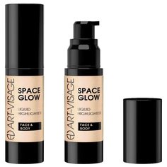 ART-VISAGE Жидкий хайлайтер Space Glow для лица и тела 21, sunset