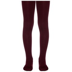 Колготки Conte-kids TIP-TOP, размер 128-134, темно-бордовый