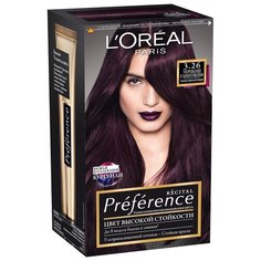 LOreal Paris Preference Recital стойкая краска для волос, 3.26, Терпкий глинтвейн