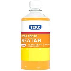 Колеровочная паста ТЕКС Универсал N3 желтый 0.5 л