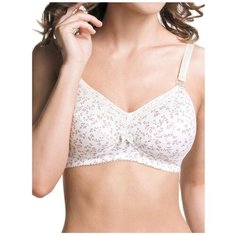 Бюстгальтер Фэст 0233ЦН размер 75 B, молочный/кремовый/веточки