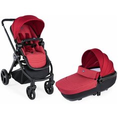 Универсальная коляска Chicco Duo Best Friend (2 в 1), red