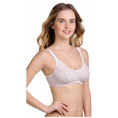 Бюстгальтер Фэст 7033 размер 75 D, бежевый меланж/белый