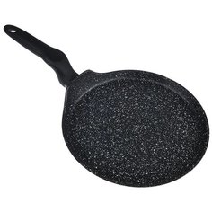 Сковорода блинная Satoshi Kitchenware Стоун 846-446, 24 см, черный