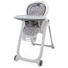 Стульчик для кормления Chicco Polly Progres 5, light grey