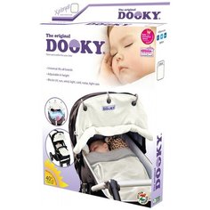 DOOKY накидка на коляску и автокресло cream