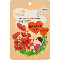 MIJIN Cosmetics тканевая маска MJ Care Daily Dewy Bee Venom с пчелиным ядом, 25 г