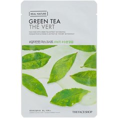 TheFaceShop маска Real Nature с экстрактом зеленого чая, 20 г