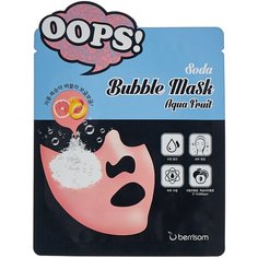 Berrisom Тканевая пузырьковая маска Soda Bubble Mask Aqua Fruit, 18 мл