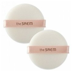 Набор косметических спонжей для пудры The Saem Artlif Round Puff