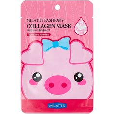 Milatte Маска тканевая с коллагеном Fashiony Collagen Mask Sheet, 21 г