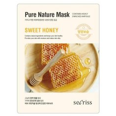 Secriss маска тканевая Pure Nature Mask Pack Sweet Honey с экстрактом меда, 25 мл