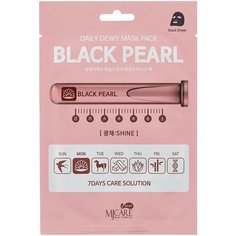 MIJIN Cosmetics тканевая маска Mj Care Daily Dew c экстрактом жемчуга, 25 г