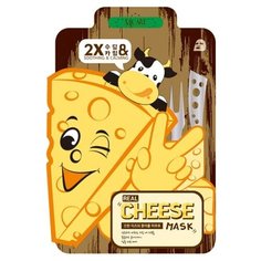 MIJIN Cosmetics успокаивающая тканевая маска Mj Care Real Cheese Soothing & Calming с ферментированным сыром, 25 мл