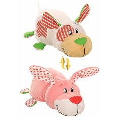 Мягкая игрушка 1 TOY Вывернушка Ням-Ням Зайчик-Собачка с ароматом 35 см