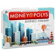 ЛАС ИГРАС / Детская игра / Обучающая игра / Семейная игра / Экономическая игра "MONEY POLYS. Бизнес-мания", 8+
