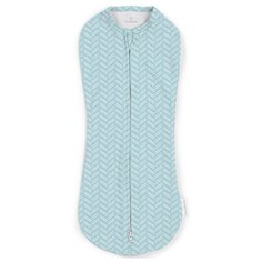 Конверт для пеленания новорожденных на молнии SwaddlePod бирюзовые зигзаги Summer Infant