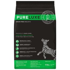 Сухой корм для собак PureLuxe беззерновой, для активных животных, индейка, лосось 1.81 кг