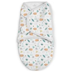 Конверт для пеленания на липучке SwaddleMe (сонные зверята), размер S/М Summer Infant
