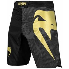 Шорты мужские для ММА Venum Light 3.0 Fightshorts - Gold/Black золотой полиэстер VENUM-03615-449-XL размер XL