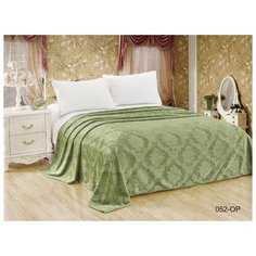 Плед "Жаккард зелёный", велсофт, размер 180х200 см Текс Дизайн