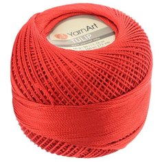 Пряжа YarnArt Tulip 50гр 250м (100% микрофибра) (421 красный), 6 мотков