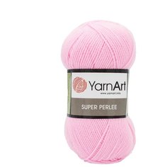 Пряжа YarnArt Super Perlee 100гр 400м (100% акрил) (20 розовый) 5 шт