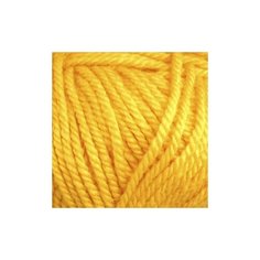 Пряжа для вязания ПЕХ Популярная (50% импортная шерсть, 45% акрил, 5% акрил высокообъёмный) 10х100г/133м цв.012 желток Пехорка