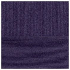 Пряжа для вязания ПЕХ Детский каприз тёплый (50% мериносовая шерсть, 50% фибра) 10х50г/125м цв.484 баклажан Пехорка