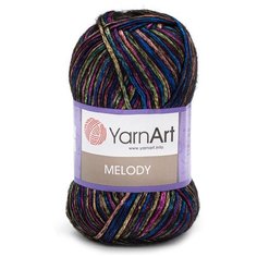 Пряжа YarnArt Melody 100гр 230м (9% шерсть, 21% акрил, 70% полиамид) (901 секционный), 5 мотков