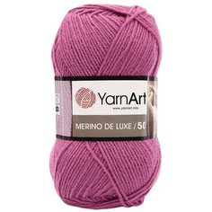 Пряжа YarnArt Merino de Lux 100гр 280м (50% шерсть, 50% акрил) (560 малиновый) 5 шт