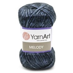 Пряжа YarnArt Melody 100гр 230м (9% шерсть, 21% акрил, 70% полиамид) (884 фиолетовый) 5 шт