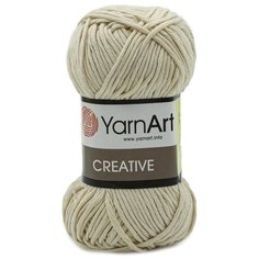 Пряжа YarnArt Creative 50гр 85м (100% хлопок) (223 кремовый), 5 мотков