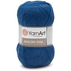 Пряжа YarnArt Angora Star 100гр 500м (20% тонкая шерсть, 80% акрил) (551 синий) 5 шт
