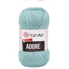 Пряжа YarnArt Adore 100гр 280м (100% акрил с эффектом анти-пиллинга) (369 джинсовый) 5 шт